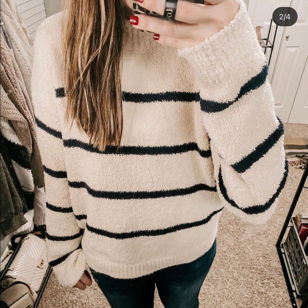 Soft striped sweater